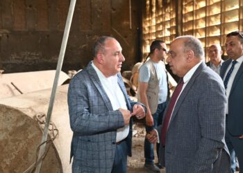 وزير قطاع الأعمال العام يتفقد أعمال تطوير مصانع شركة النصر لصناعة المواسير