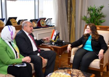 وزيرة الهجرة تستقبل السفير أيمن مشرفة مستشار البنك الإفريقي للتصدير والاستيراد