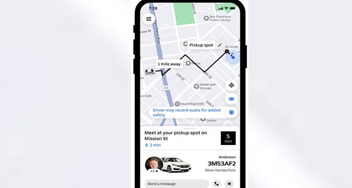 أوبر تطبق خاصية التسجيل الصوتي في جميع مدن مصر