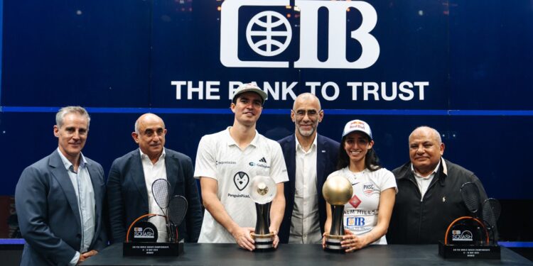 بحضور وزير الشباب والرياضة.. تتويج نوران جوهر ودييجو الياس بلقب بطولة “CIB” العالم للإسكواش برعاية بالم هيلز