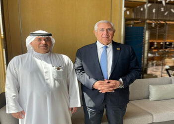 وزير الزراعة يلتقي مع نظيره الأردني ورئيس الهيئة العربية للاستثمار والإنماء الزراعي