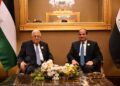 الرئيس السيسي يلتقي الرئيس الفلسطيني على هامش أعمال القمة العربية المنعقدة بالبحرين