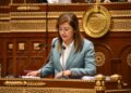 وزيرة التخطيط والتنمية الاقتصادية تلقي بيان مشروع خطة التنمية الاقتصادية والاجتماعية للعام المالي 24/2025 أمام مجلس الشيوخ