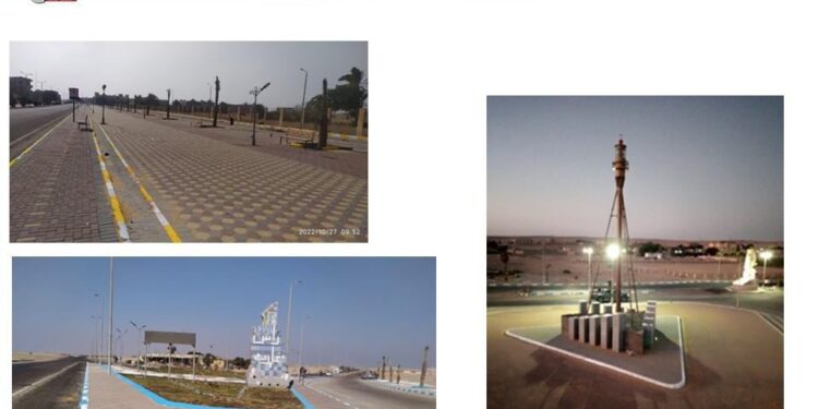 الإسكان: إنشاء وتوسعة ورصف المرحلة الأولى لطريق سيدى سالم / الشيخ الشاذلى بمرسى علم