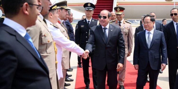 السيسى ونظيره الصينى يبحثان غدا قضايا دولية وإقليمية على رأسها حرب غزة