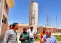 رئيس جهاز السويس الجديدة تتفقد المنطقة الصناعية بعتاقة ورافع المياه المغذي للمنطقة
