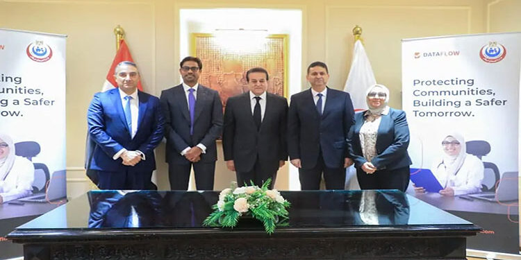 وزير الصحة يشهد توقيع بروتوكول تعاون مع شركة “داتافلو” الإماراتية