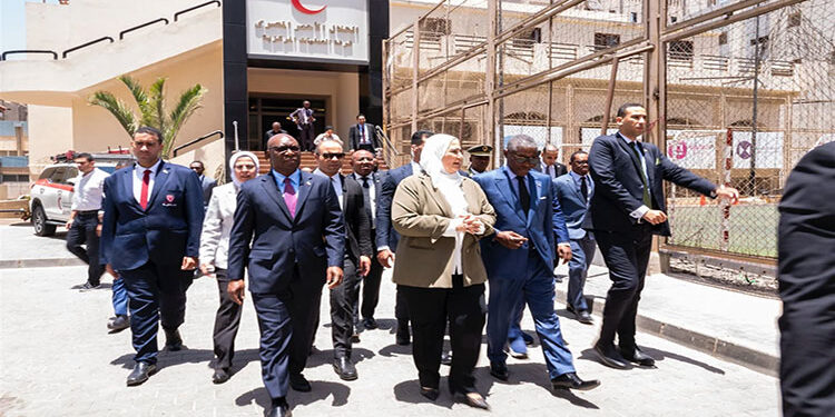 وزيرة التضامن الاجتماعي تستقبل نائب رئيس جمهورية غينيا الاستوائية