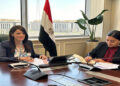 وزيرة التعاون ووزير التنمية الأذري يبحثان ترتيبات انعقاد اللجنة المشتركة للتعاون الاقتصادي