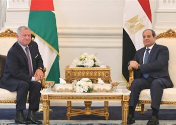 السيسي يلتقي عاهل الأردن على هامش انعقاد المؤتمر الدولي للاستجابة الإنسانية الطارئة في غزة