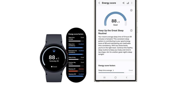 ساعة سامسونج الجديدة تعزّز تجربة الصحّة واللياقة البدنيّة بفضل دمج ميّزات Galaxy AI