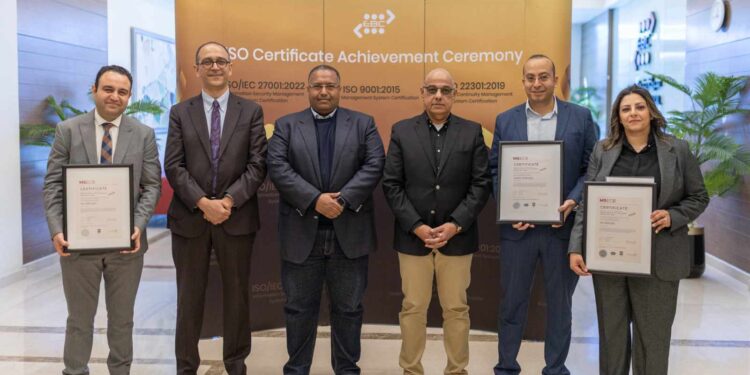 «بنوك مصر للتقدم التكنولوجي» تحصل على اعتماد 3 شهادات أيزو لتطبيق معايير الجودة القياسية
