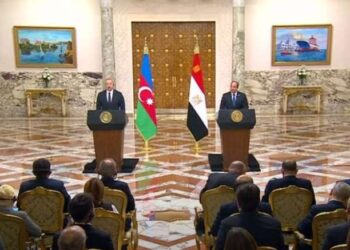 نص كلمة السيسي في المؤتمر الصحفي مع رئيس جمهورية أذربيجان