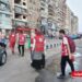 الهلال الأحمر ينشر فرق الاستجابة للطوارئ في ساحات التجمعات والميادين