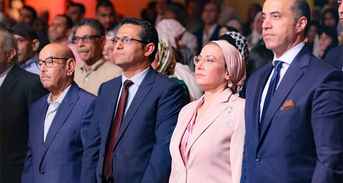 وزيرة البيئة تشارك فى حفل تسليم جائزة الصحافة المصرية