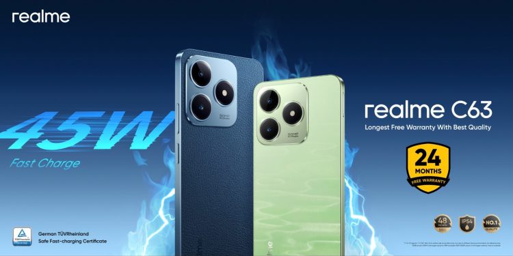 ريلمى تطلق هاتف realme C63 النسخة الأحدث من C53