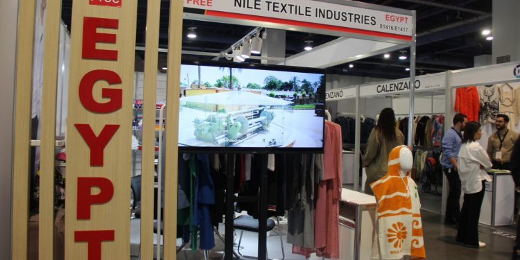 “النيل للصناعات النسجية” تشارك في أكبر معرض للملابس فى لاس فيجاس