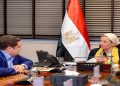وزيرة البيئة تلتقى النائب البرلمانى لمحافظة بنى سويف لمناقشة الموضوعات البيئية واجراءات النهوض بمنظومة إدارة المخلفات والفرص الاستثمارية