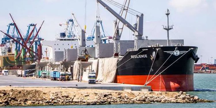 ميناء دمياط يستقبل 10 سفن و11 ألف طن قمح