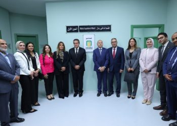 البنك الأهلي المصري يفتتح مشروعات التطوير بمستشفى الحميات بالعباسية