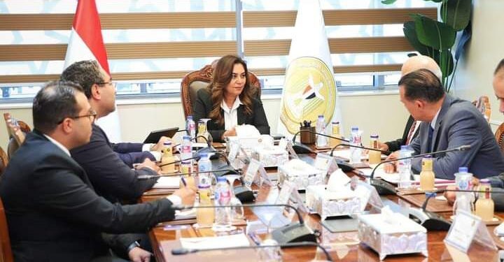 وزيرة التنمية تبحث مع رئيس شركة ( إي فاينانس) ملفات التعاون المشترك