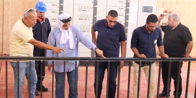 رئيس جهاز الشيخ زايد تتفقد محطات الصرف الصحي والمياه..وتشهد اصطفاف معدات وأفراد المنظومة