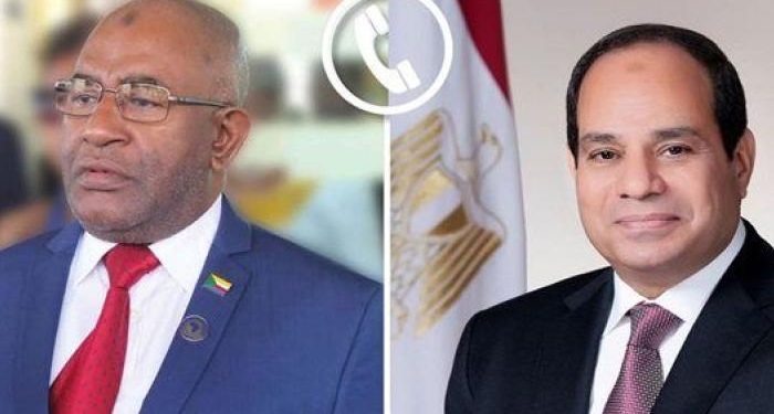 الرئيس السيسي يتلقى اتصال هاتفي من  رئيس جمهورية جزر القمر
