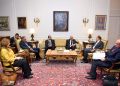وزير الخارجية والهجرة يستقبل وفد غرفة التجارة الأمريكية