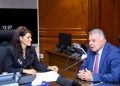 وزيرة التخطيط تلتقي رئيس مجلس إدارة شركة أيادي للاستثمار والتنمية التابعة لبنك الاستثمار القومي