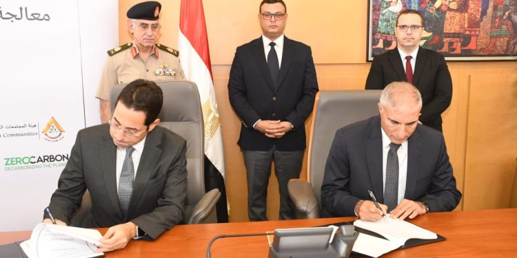 تعاون بين بين “المجتمعات العمرانية” و”زيرو كاربون” لتدوير مخلفات البناء والهدم ونواتج الحفر بالمدن الجديدة