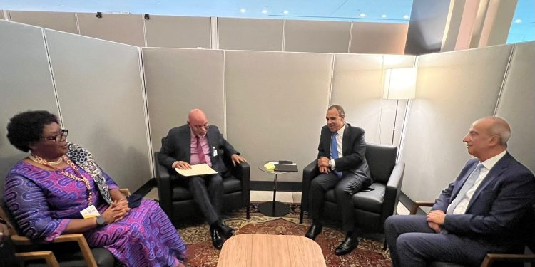 وزير الخارجية يلتقي مع نظيره السوداني