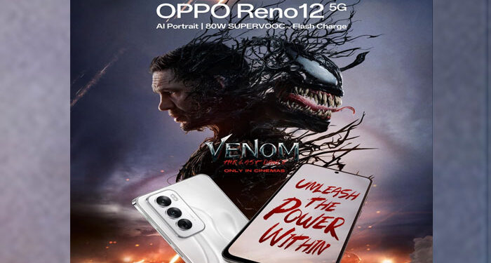 الكشف عن قدرات Reno12 5G في فيلم Venom: The Last Dance