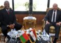 وزير الطيران المدني يلتقي وزير النقل والأرصاد الجوية في مدغشقر