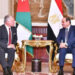 الرئيس السيسي يستقبل العاهل الأردني الملك عبد الله الثاني بن الحسين