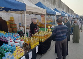افتتاح سوق اليوم الواحد بمنطقة العمرانية بمحافظة الجيزة