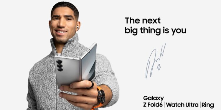 سامسونج تختار أشرف حكيمي سفيراً لأجهزة Galaxy