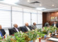 وزير الإسكان ورئيس الهيئة العربية يبحثان التعاون فى تصنيع المهام الكهروميكانيكية لمشروعات المياه والصرف