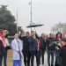 وقفة تضامنية أمام الأمم المتحدة بجنيف لدعم الفلسطينين ومساندة الموقف المصري الرافض للتهجير