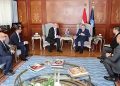 الفريق أسامة ربيع يلتقي الرئيس التنفيذي لشركة قناة السويس للحاويات