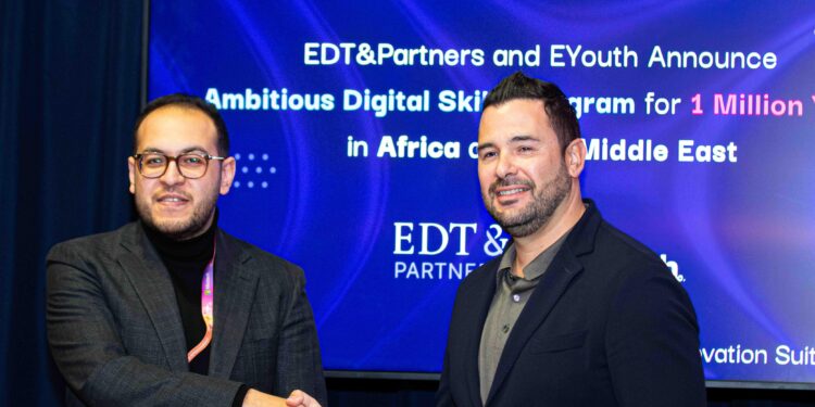 شراكة بين EDT&Partners وEyouth لتطوير المهارات الرقمية لمليون شاب باستثمارات 6 ملايين دولار