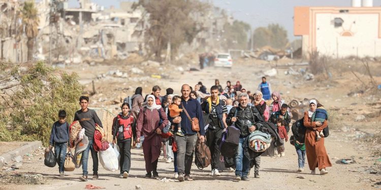 المنظمة العربية تستنكر تصريحات الرئيس الأمريكي حول تهجير سكان غزة