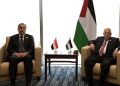 رئيس الوزراء يلتقي رئيس دولة فلسطين