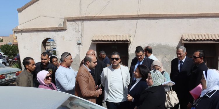 اقتصادية حقوق الإنسان تزور رأس غارب وتتفقد المشروعات التنموية والخدمية