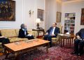 وزير الخارجية والهجرة يستقبل رئيسة الاتحاد الدولي لجمعيات الهلال والصليب الأحمر
