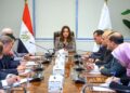 وزيرة التنمية تعقد اجتماعاً مع عدد من قيادات الوزارة لمتابعة ملفات العمل المختلفة