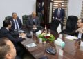 وزير الكهرباء يجتمع بالعاملين بشركة شرق الدلتا لإنتاج الكهرباء بحضور محافظ الإسماعيلية