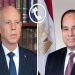 عاجل| الرئيس السيسي يتلقى اتصالًا هاتفيًا من نظير التونسي قيس سعيد