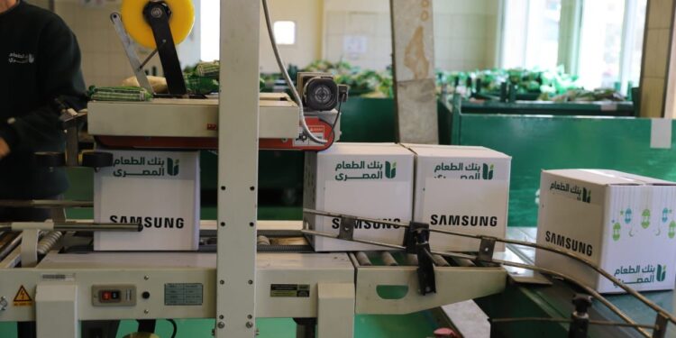شراكة استراتيجية بين سامسونج وبنك الطعام لدعم الأسر الأكثر استحقاقاً في رمضان