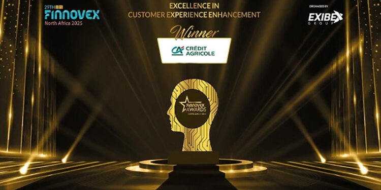 بنك كريدي أجريكول مصر يحصد جائزة «التميز في تحسين تجربة العملاء» من Finnovex