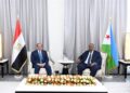 الرئيس السيسي ونظيره الجيبوتى يؤكدان رفضهما تهديد أمن الملاحة بالبحر الأحمر